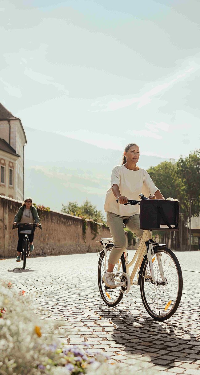 Unterwegs mit dem Rad: umweltfreundlicher Urlaub in Brixen