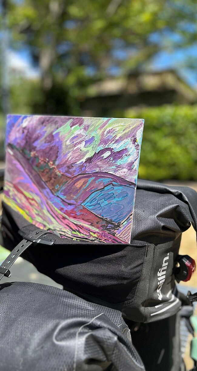 Workshops zu nachhaltiger Kunst auf der bike festa Südtirol