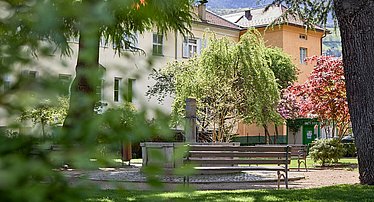Der Herrengarten in der Brixner Altstadt