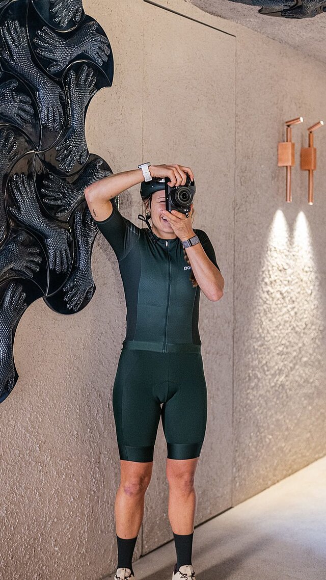 Nachhaltige Kunst auf der bike festa Südtirol in Brixen